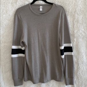 Alternative apparel color block crewneck pullover